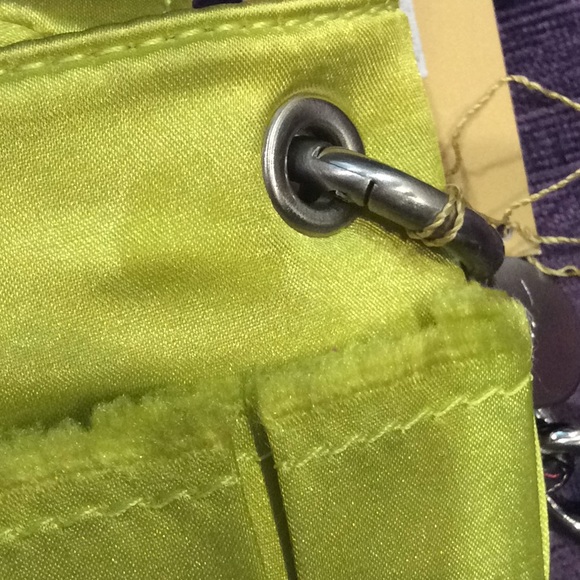 BOTKIER Lime Satin bag